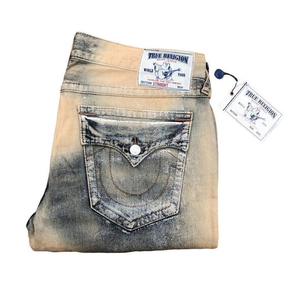 Brand New True Religion Jeans Size 38 STRAIGHT - Picture 1 of 11